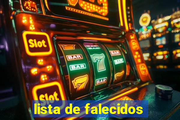 lista de falecidos